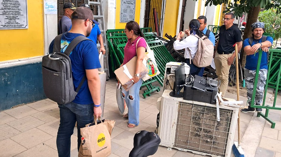 Cierre instalaciones Alcaldia de Sabanalarga Atlantico