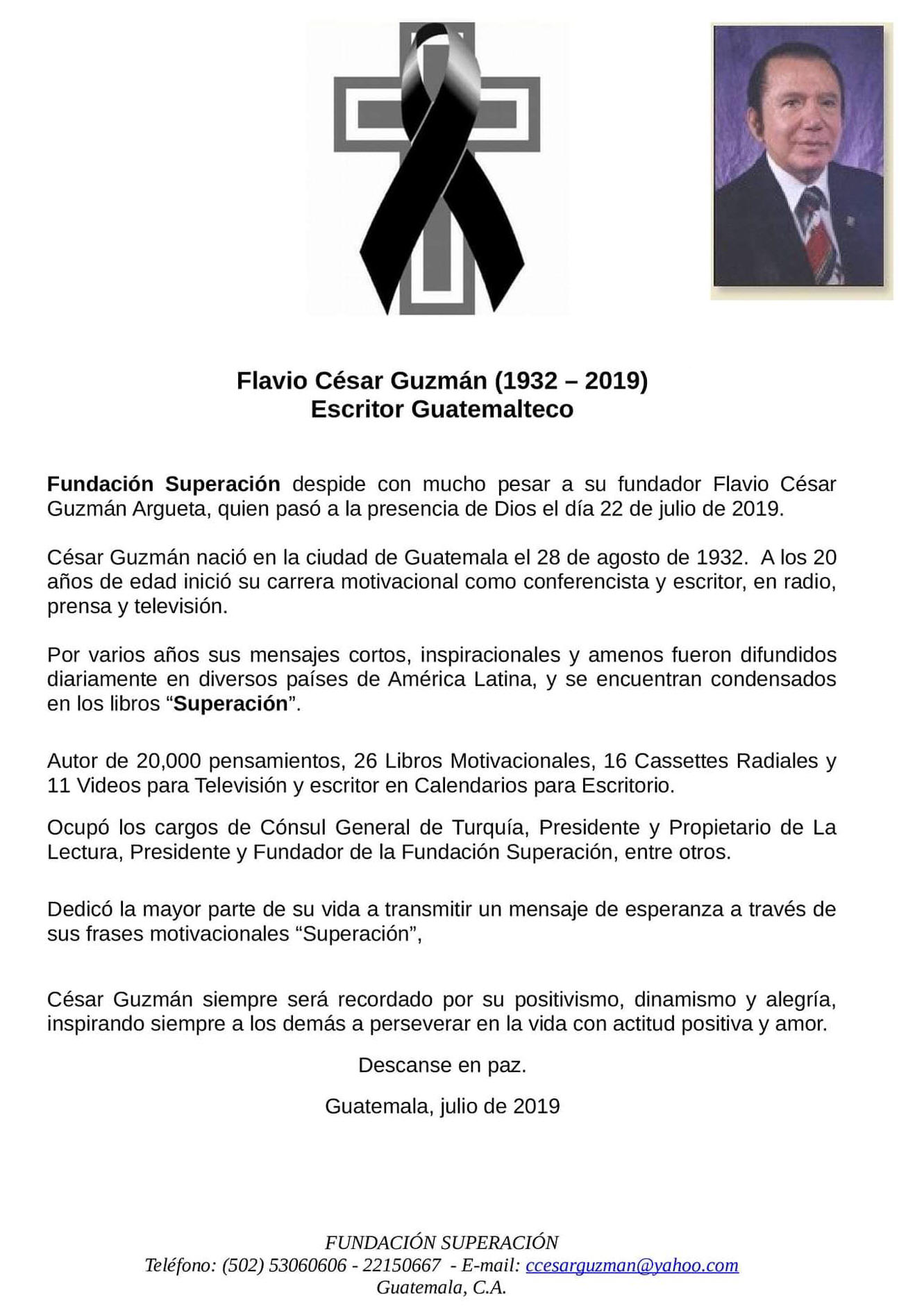 Flavio Cesar Guzmán Arqueta