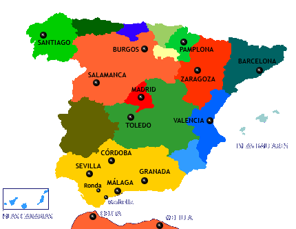 Mapa de Espaa